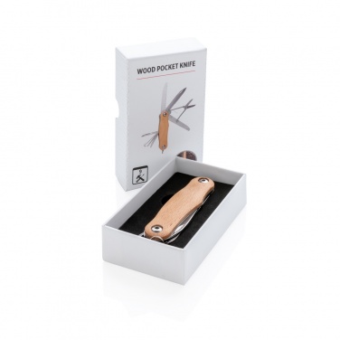 Logotrade promotional items photo of: Wood pocket knife