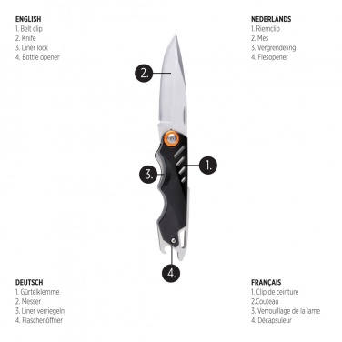 Logo trade promotional giveaways image of: Excalibur knife