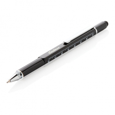 Logotrade promotional item image of: 5-in-1 aluminium toolpen
