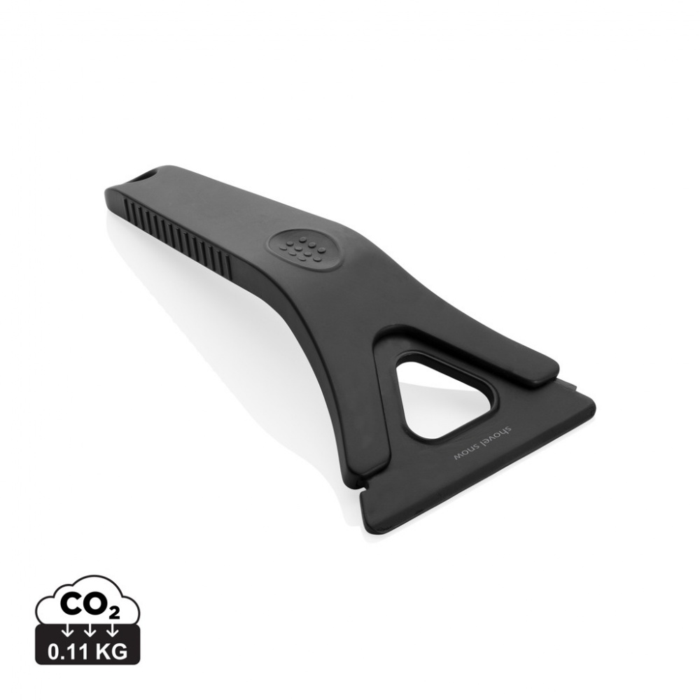 Logotrade promotional merchandise photo of: Polard RCS certified recycled plastic 3-in-1 ice scraper