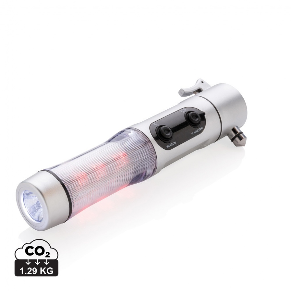 Logotrade corporate gift picture of: Emergency light with hammer
