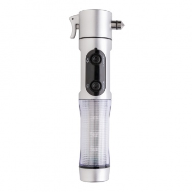 Logo trade business gifts image of: Emergency light with hammer
