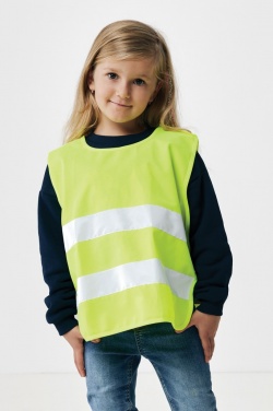 Logotrade corporate gifts photo of: GRS recycled PET high-visibility safety vest 3-6 years