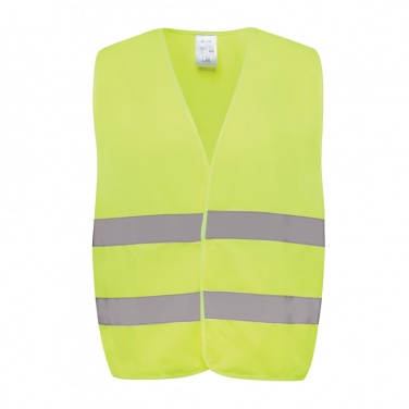 Logotrade promotional gift picture of: GRS recycled PET high-visibility safety vest