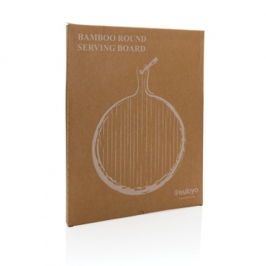 Logo trade promotional merchandise picture of: Ukiyo bamboo round serving board
