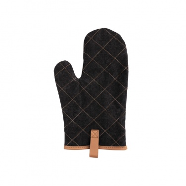 Logo trade promotional giveaway photo of: Deluxe canvas oven mitt