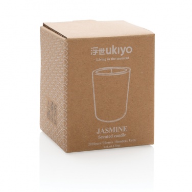Logo trade promotional product photo of: Ukiyo small scented candle in glass