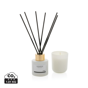 Logo trade promotional giveaway photo of: Ukiyo candle and fragrance sticks gift set