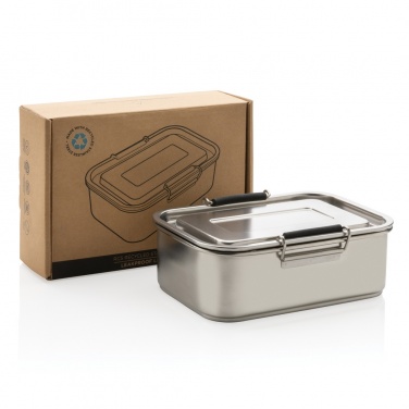 Logo trade promotional giveaways picture of: RCS Recycled stainless steel leakproof lunch box