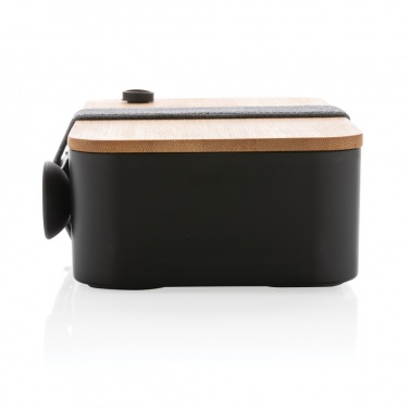 Logo trade business gifts image of: RCS RPP lunchbox with bamboo lid