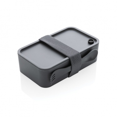 Logo trade promotional gifts image of: PP lunchbox with spork