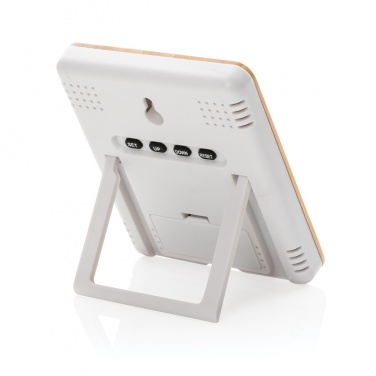 Logo trade promotional giveaway photo of: Bamboo weather station