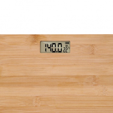 Logotrade promotional merchandise picture of: Grundig Bamboo Digital Body Scale