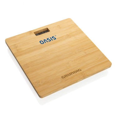 Logotrade promotional giveaway image of: Grundig Bamboo Digital Body Scale