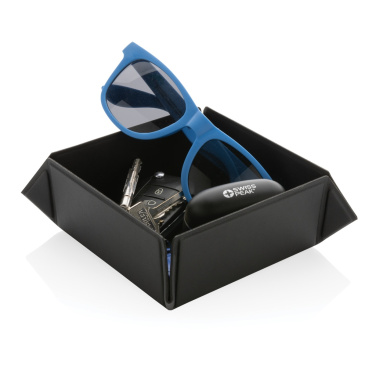 Logo trade corporate gifts image of: Swiss Peak RCS recycled PU foldable magnetic storage tray