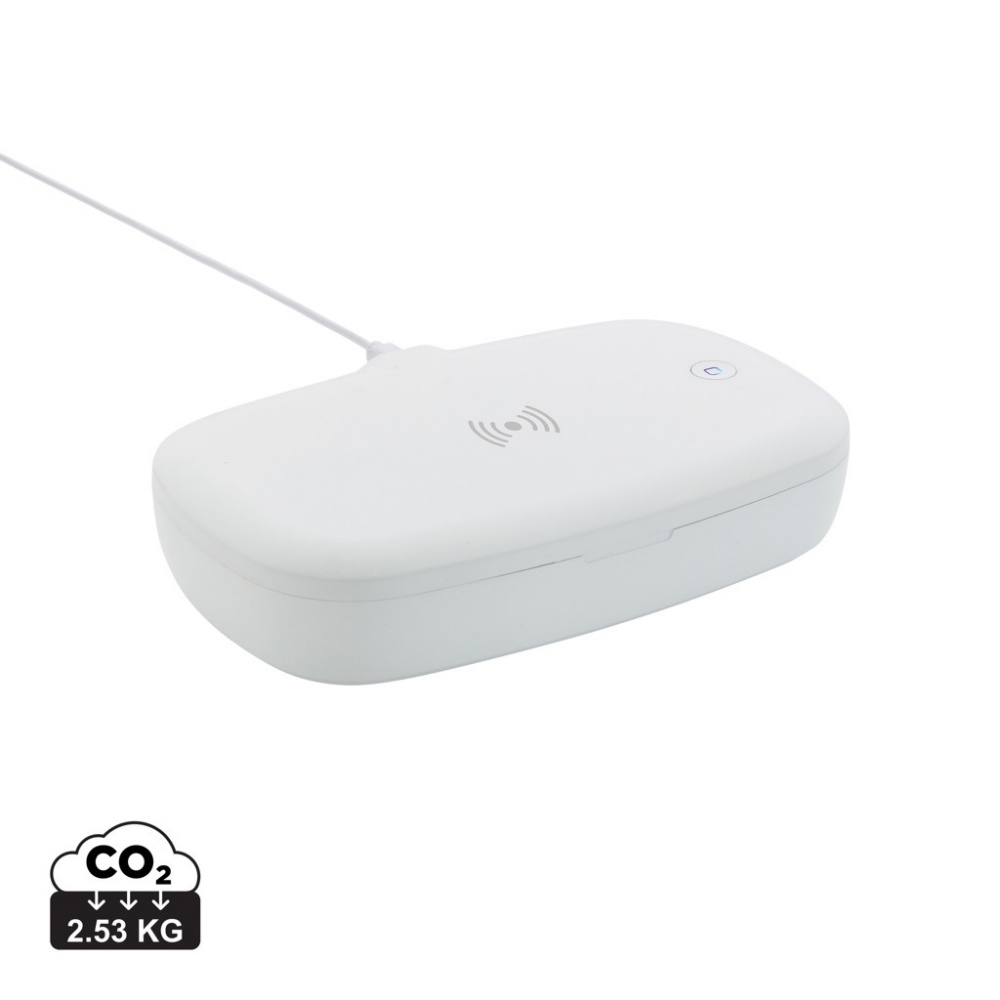 Logotrade advertising product image of: UV-C steriliser box with 5W wireless charger
