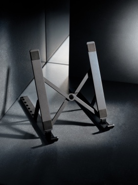 Logo trade promotional giveaways image of: Terra RCS recycled aluminium universal laptop/tablet stand