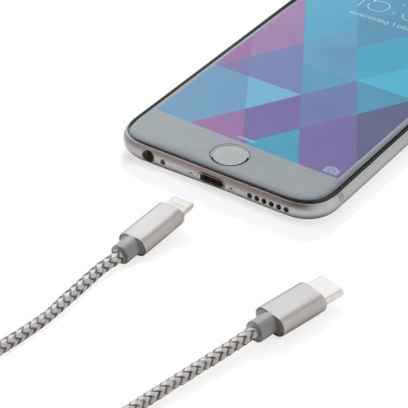 Logo trade promotional product photo of: 3-in-1 braided cable