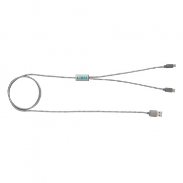 Logotrade promotional merchandise picture of: 3-in-1 braided cable
