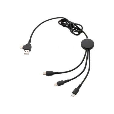 Logotrade promotional giveaway image of: Light up logo 6-in-1 cable