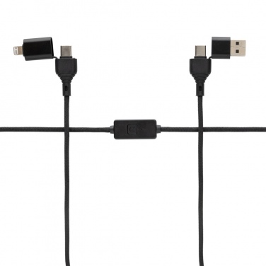 Logo trade promotional item photo of: Datalock RCS recycled 60W hacking protection cable