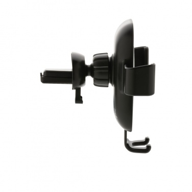 Logotrade promotional giveaway image of: RCS recycled plastic 10W wireless charging car holder