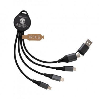 Logotrade promotional gift picture of: Terra RCS recycled aluminium 6-in-1 charging cable