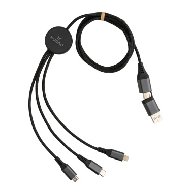Logotrade advertising product picture of: Terra RCS recycled aluminium 120cm 6-in-1 cable