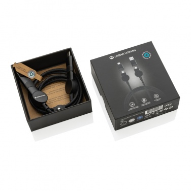 Logotrade promotional giveaway picture of: Oakland RCS recycled plastic 6-in-1 fast charging 45W cable