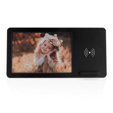 Logo trade promotional products image of: 5W Wireless charger and photo frame