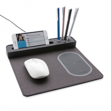Logotrade promotional item picture of: Air mousepad with 5W wireless charging and USB