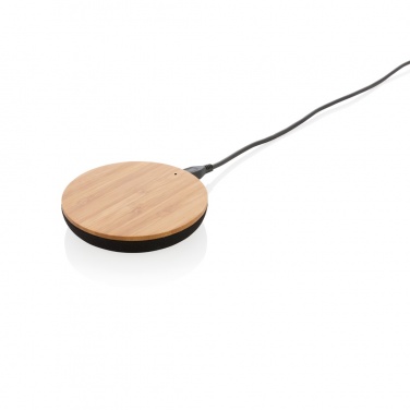 Logo trade promotional product photo of: Bamboo X 5W wireless charger
