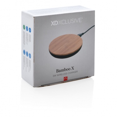 Logo trade advertising products picture of: Bamboo X 5W wireless charger