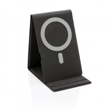 Logo trade promotional merchandise photo of: Artic Magnetic 10W wireless charging phone stand