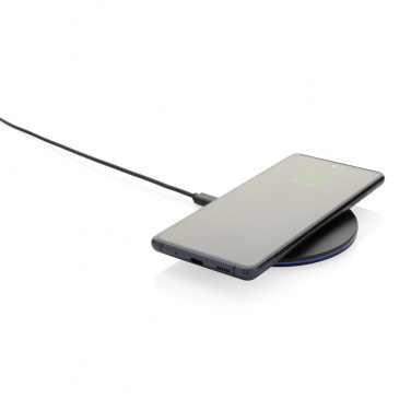 Logotrade promotional item picture of: RCS recycled plastic 15W Wireless fast charger