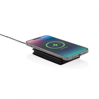 Logo trade promotional merchandise image of: Swiss Peak RCS rPU 15W  3-in-1 magnetic wireless charger