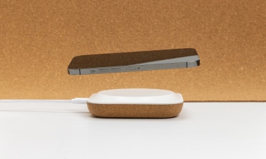 Logotrade promotional giveaways photo of: Oregon RCS recycled plastic and cork 10W wireless