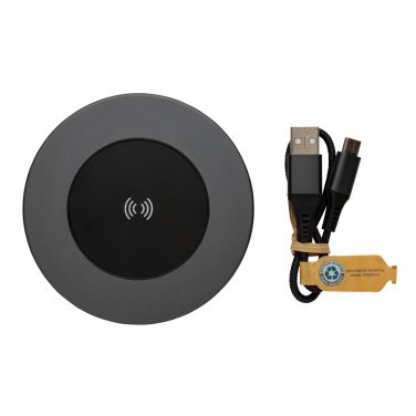Logotrade promotional giveaway image of: Terra RCS recycled aluminium 10W wireless charger
