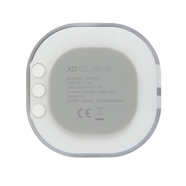 Logotrade advertising product image of: Aria 5W Wireless Charging Digital Clock