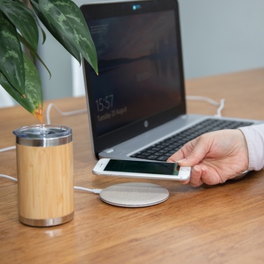 Logotrade promotional giveaway image of: 5W Wheat straw wireless charger