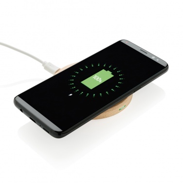 Logo trade promotional merchandise image of: 5W wood wireless charger