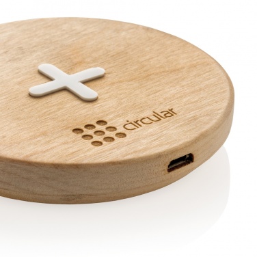 Logotrade promotional giveaways photo of: 5W wood wireless charger
