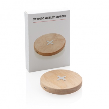 Logotrade corporate gifts photo of: 5W wood wireless charger