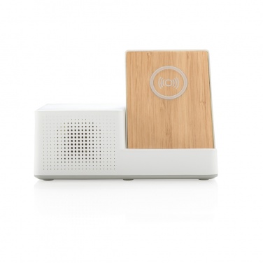 Logotrade promotional item image of: Ontario 5W wireless charger with speaker
