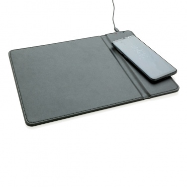Logo trade promotional giveaway photo of: Mousepad with 5W wireless charging