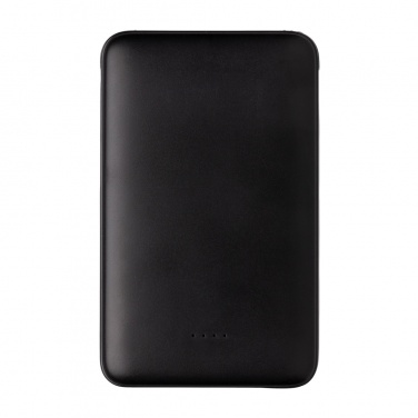 Logo trade corporate gift photo of: 5.000 mAh Pocket Powerbank with integrated cables