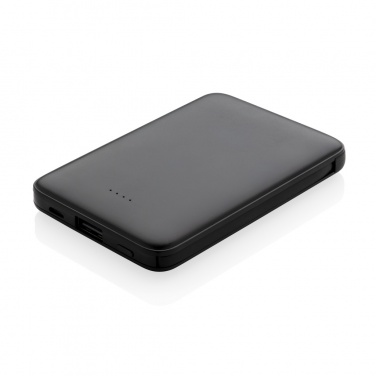 Logotrade promotional gift image of: 5.000 mAh Pocket Powerbank with integrated cables