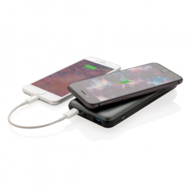 Logo trade promotional giveaway photo of: 10.000 mAh Fast Charging 10W Wireless Powerbank with PD