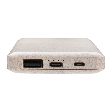 Logotrade promotional gift image of: 10.000 mah wheat straw powerbank