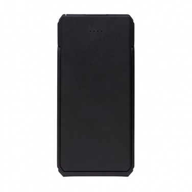 Logo trade promotional item photo of: Skywave RCS recycled plastic solar powerbank 10000 mAh